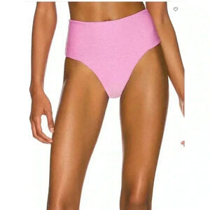 L*Space Desi Classic Bikini Bottom in Rosebud Pink NEW NWT!